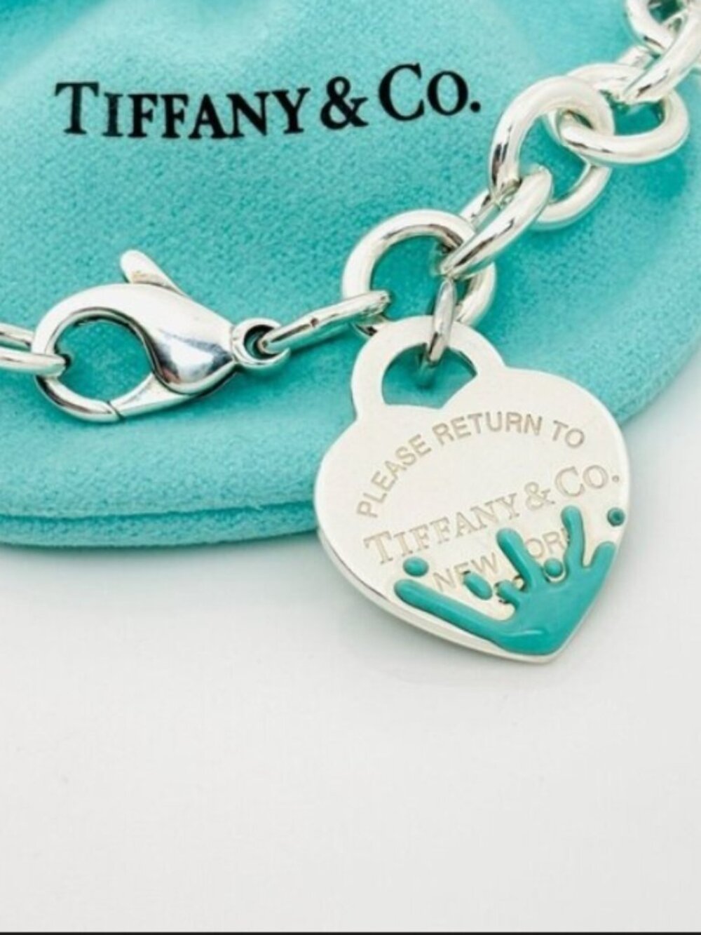 Tiffany & Co. Return to Tiffany Splash Silver/Tiffany Blue Bracelet